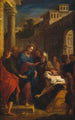 Il Cristo e l'Emorroissa - Louis de Boullogne il Giovane — vista dell’opera