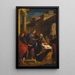 Il Cristo e l'Emorroissa - Louis de Boullogne il Giovane — quadro incorniciato alla parete