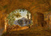 Una grotta con Castel Gandolfo in lontananza - Louise-Joséphine Sarazin de Belmont — vista dell’opera