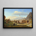 Il teatro romano di Taormina - Louise-Joséphine Sarazin de Belmont — quadro incorniciato alla parete