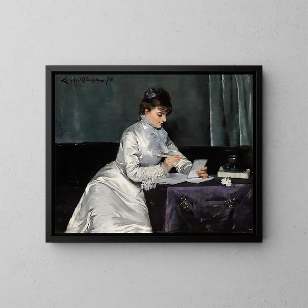 Ritratto di René Delmas de Pont-Jest - Louise Abbema — quadro incorniciato alla parete