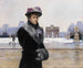 Passeggiata invernale a Parigi - Louise Abbema — vista dell’opera