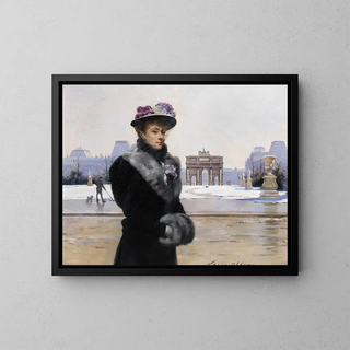 Louise Abbma - Winterspaziergang in Paris.webp