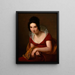 Ritratto di Donna Anonima - Louise Marie Jeanne Hersent — quadro incorniciato alla parete