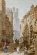 Market Street Cambridge - Louise Rayner — vista dell’opera