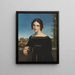 Ritratto di Fanny Caspers - Louise Seidler — quadro incorniciato alla parete