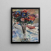 Asters in un bicchiere calice - Lovis Corinth — quadro incorniciato alla parete