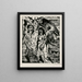 Espulsione dal Paradiso - Lovis Corinth — quadro incorniciato alla parete