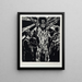 Il Cristo sulla croce - Lovis Corinth — quadro incorniciato alla parete