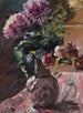 di crisantemi e rose in una brocca - Lovis Corinth — vista dell’opera