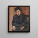 Ritratto della suocera dell'artista - Lovis Corinth — quadro incorniciato alla parete