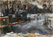 Pattinaggio sul ghiaccio nel Tiergarten di Berlino - Lovis Corinth — vista dell’opera