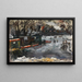 Pattinaggio sul ghiaccio nel Tiergarten di Berlino - Lovis Corinth — quadro incorniciato alla parete