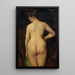 Nu femminile - Lovis Corinth — quadro incorniciato alla parete