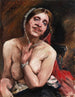 Donna seminuda su una sedia L'attrice Gertrud Eysoldt - Lovis Corinth — vista dell’opera