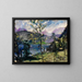 Paesaggio al Walchensee - Lovis Corinth — quadro incorniciato alla parete