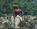 Fille dans le ruisseau - Lovis Corinth — vista dell’opera