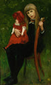 Portrait d'Anna Schaumburg avec une poupée - Lovis Corinth — vista dell’opera
