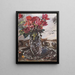 Roses rouges - Lovis Corinth — quadro incorniciato alla parete