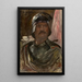 Autoritratto in armatura - Lovis Corinth — quadro incorniciato alla parete