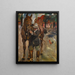 Partire per una passeggiata - Lovis Corinth — quadro incorniciato alla parete