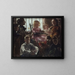 La famiglia del pittore Fritz Rumpf - Lovis Corinth — quadro incorniciato alla parete