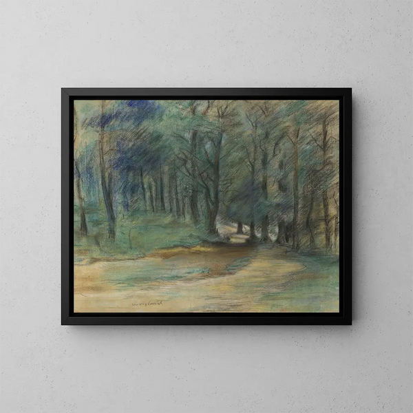 Sentier forestier - Lovis Corinth — quadro incorniciato alla parete
