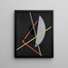 E IV Construction VII - László Moholy-Nagy — quadro incorniciato alla parete