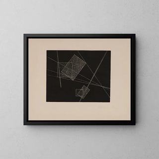 Piani e bande - László Moholy-Nagy — quadro incorniciato alla parete