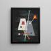 Pyramidi troncati - László Moholy-Nagy — quadro incorniciato alla parete