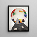 Nucleare I CH - László Moholy-Nagy — quadro incorniciato alla parete