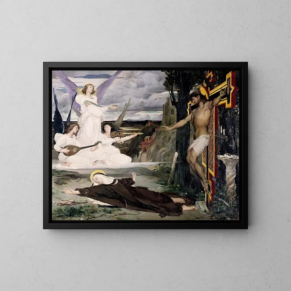 La Vision - Luc-Olivier Merson — quadro incorniciato alla parete