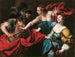 Venere che impedisce al suo figlio Enea di uccidere Elena di Troia - Luca Ferrari — vista dell’opera