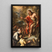 Saint Jean prêchant dans le désert - Luca Giordano — quadro incorniciato alla parete