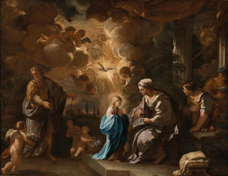 L'educazione della Vergine - Luca Giordano — vista dell’opera