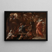 La visione di Santa Maria d'Egitto - Luca Giordano — quadro incorniciato alla parete