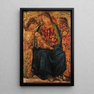 Luca Signorelli - Virgin and Child with the Archangel Gabriel and an Unidentified Saint.webp