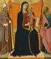 La Vierge à l'Enfant avec saint Nicolas et saint Paul - Luca di Tommè — vista dell’opera