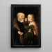 Un couple mal assorti - Lucas Cranach l'Ancien — quadro incorniciato alla parete