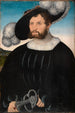 Ritratto di Monsieur A von Rechenberg - Lucas Cranach l'Ancien — vista dell’opera