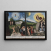 Dannazione e redenzione - Lucas Cranach il Vecchio — quadro incorniciato alla parete