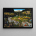 Caccia vicino al castello di Hartenfels - Lucas Cranach il Vecchio — quadro incorniciato alla parete