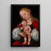 Vierge à l'Enfant avec des raisins - Lucas Cranach l'Ancien — quadro incorniciato alla parete