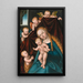 Vierge à l'Enfant avec le jeune Saint Jean-Baptiste et des anges - Lucas Cranach l'Ancien — quadro incorniciato alla parete