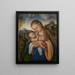 Marie con il Bambino - Lucas Cranach il Vecchio — quadro incorniciato alla parete