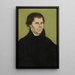 Martin Luther - Lucas Cranach l'Ancien — quadro incorniciato alla parete