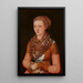Ritratto di Anna Buchner née Lindacker - Lucas Cranach l'Ancien — quadro incorniciato alla parete