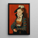 Ritratto di Christiane d'Eulenau - Lucas Cranach l'Ancien — quadro incorniciato alla parete
