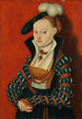 Ritratto di Christiane d'Eulenau - Lucas Cranach l'Ancien — vista dell’opera
