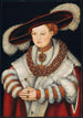 Ritratto di Madeleine de Saxe, moglie dell'Elettore Joachim II di Brandeburgo - Lucas Cranach il Vecchio — vista dell’opera